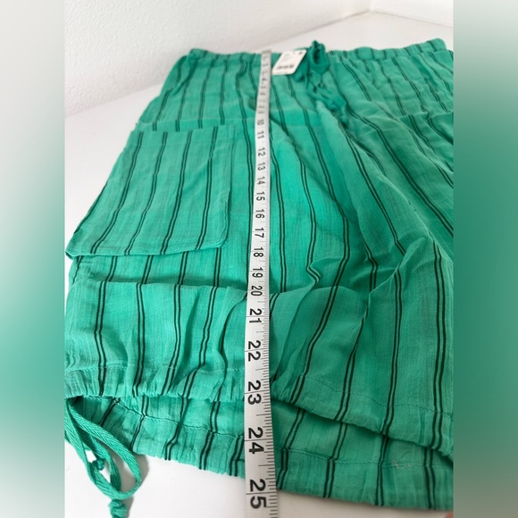 Free People Nati Sheer Shorts in Aqua Combo Size Large NWT - Picture 5 of 7